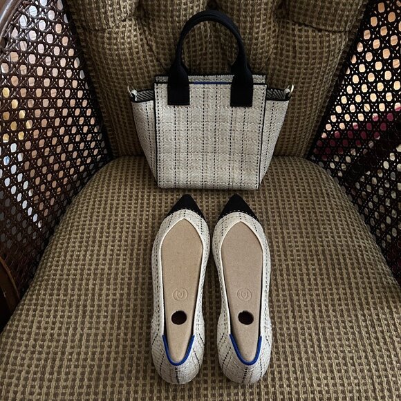 NIB Rothy's Moonlight Tweed Mini Handbag - Picture 4 of 5